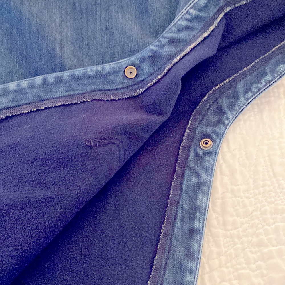 Madewell Denim Poncho - Picture 4 of 5